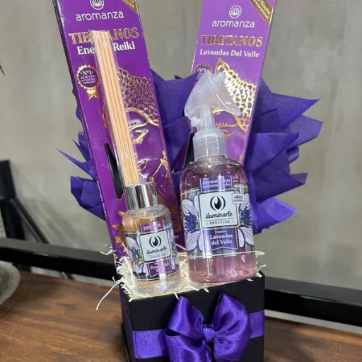 Box de sahumerios y aroma violeta
